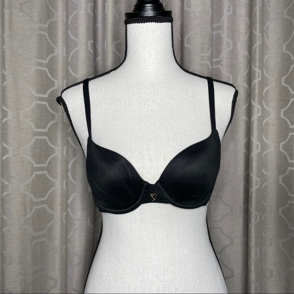 Victoria's Secret Black Semi Demi Bra